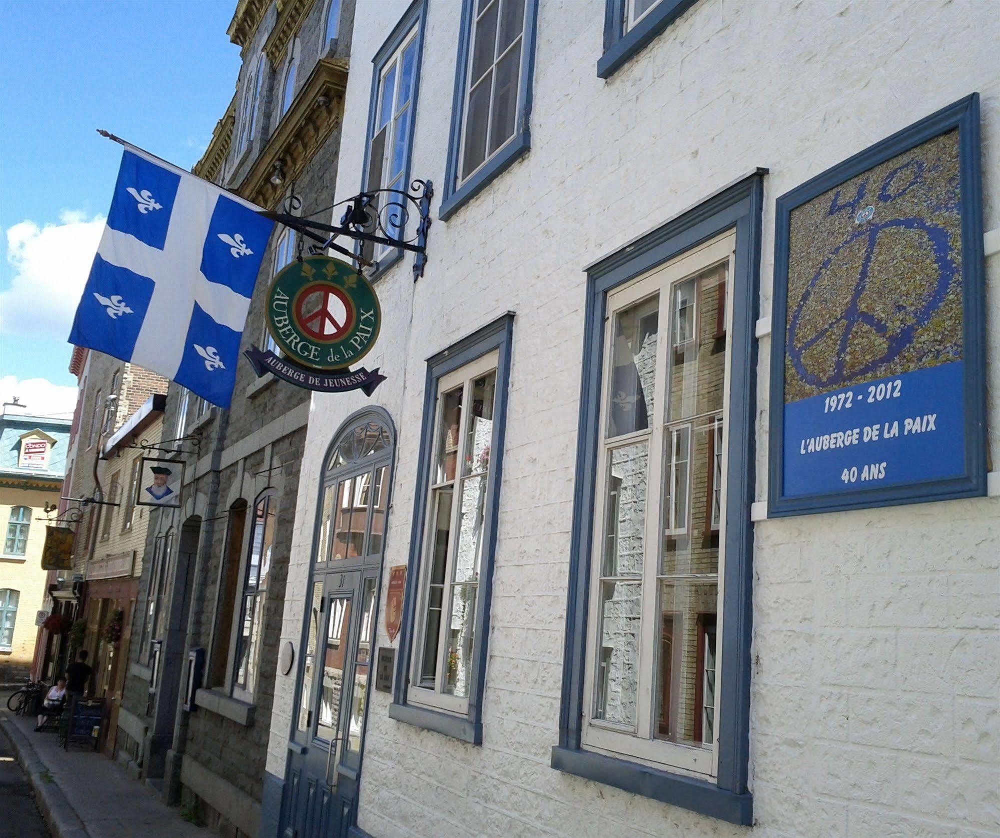 Auberge De La Paix Ciudad de Quebec Exterior foto
